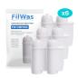Preview: Six FILWAS Water Filters - Compatible with Siemens EQ Coffee Machines and Bosch TES Series