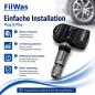 Preview: 4x FilWas RDKS Tata Aria 01/2016-12/2017 EU 433MHz Gunmetal – Bild 5 von 8
