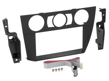 381023-12 2-DIN Radioblende passend für BMW 3er 2005-2013 manuelle Klimaanlage – Bild 1 von 1