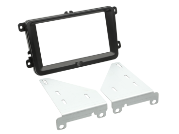 381320-30-1 2-DIN Blende passend für Seat/Skoda/VW diverse Fahrzeuge schwarz – Bild 1 von 1