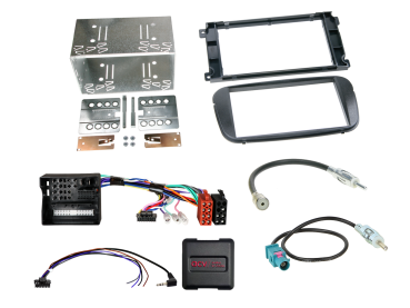 621114-19-1 2-DIN Kit passend für Ford Fahrzeuge schwarz LFB/CAN Bus/Antenne – Bild 1 von 1