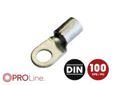 346516-4-0-p Ringkabelschuh 16mm²/6,5mm M6 unisoliert 100 Stück – Bild 1 von 1