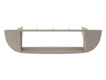 281094-23 1-DIN Radioblende passend für Fiat 500 10/2007-07/2015 beige – Bild 1 von 1