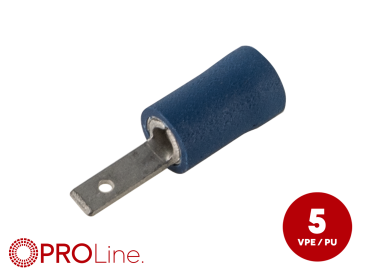 342814-2-5-p Flachstecker(m) 1,5mm²-2,5mm²/2,8mm blau ST 5 Stück – Bild 1 von 1