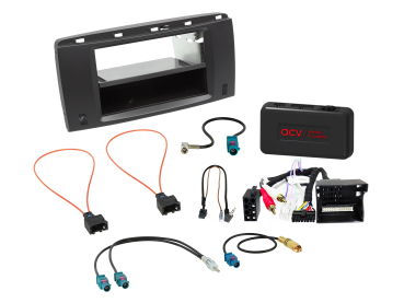 611190-35-1 2-DIN Kit mit Fach passend für Mercedes R-Klasse 2005-2010 LFB/Amp – Bild 1 von 1