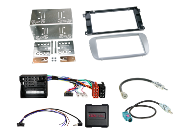 621114-19-2 2-DIN Kit passend für Ford Fahrzeuge silber LFB/CAN Bus/Antenne – Bild 1 von 1