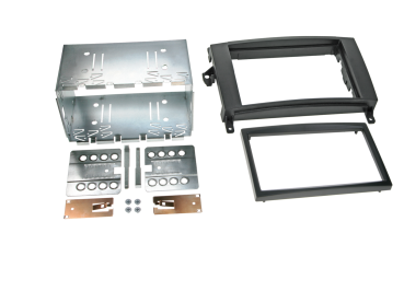 381190-18 2-DIN Radioblende passend für Mercedes diverse Fahrzeuge schwarz – Bild 1 von 1