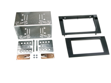 381320-15-1 2-DIN Radioblende passend für Audi A4(8E)/Seat Exeo(3R) schwarz – Bild 1 von 1