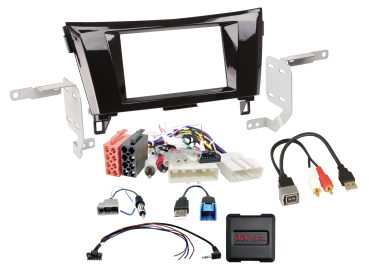 621210-17-1 2-DIN-Set passend für Nissan Qashqai/X-Trail 20Pin/32Pin USB – Bild 1 von 1