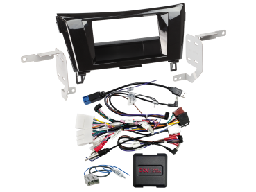 611210-17-1 2-DIN Kit m. Fach passend für Nissan Qashqai/X-Trail LFB/Antenne/USB – Bild 1 von 1