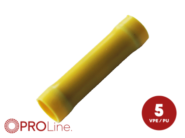 340003-5-p Stoßverbinder 4,0mm²-6,0 mm² gelb EE 5 Stück – Bild 1 von 1