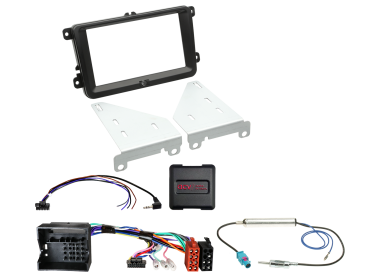 621320-30-2 2-DIN Kit passend für Seat/Skoda/VW Fahrzeuge LFB/Antenne schwarz – Bild 1 von 1