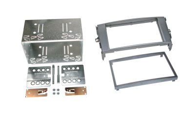 381300-13-1 2-DIN Radioblende passend für Toyota Auris/Verso anthrazit grau – Bild 1 von 1