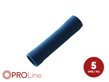 340002-5-p Stoßverbinder 1,5mm²-2,5mm² blau EE 5 Stück – Bild 1 von 1