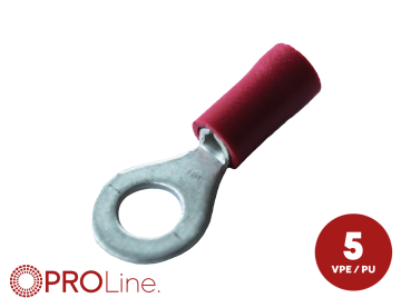 344354-1-5-p Ringkabelschuh 0,5mm²-1,5mm²/8,4mm rot ST 5 Stück – Bild 1 von 1