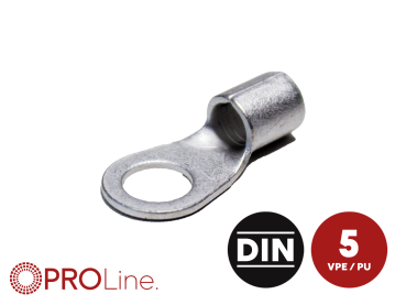 348416-4-5-p Ringkabelschuh 16mm²/8,4mm M8 unisoliert 5 Stück – Bild 1 von 1