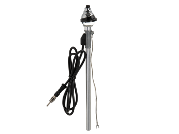 152000-44 Teleskopantenne AM/FM universal passiv chrom Ø38mm – Bild 1 von 1