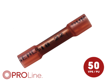 347237-1-50-p Stoßverbinder 0,5 mm²-1,5 mm² rot NYDS 50 Stück – Bild 1 von 1
