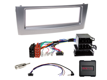 611094-14-1 1-DIN Kit passend für Fiat Grande Punto/Linea anthrazit LFB/Antenne – Bild 1 von 1