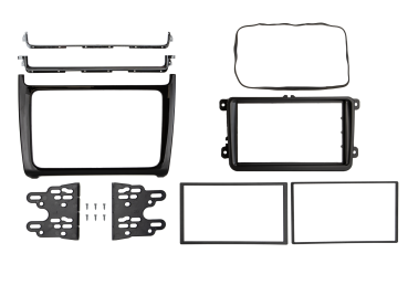 381320-41-2 2-DIN Radioblende passend für VW Polo 04/2014-07/2017 Klavierlack – Bild 1 von 1
