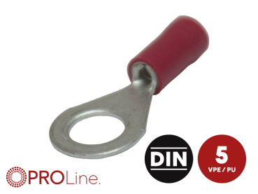 346550-1-5-p Ringkabelschuh 0,5mm²-1,5mm²/6,5mm rot EE 5 Stück – Bild 1 von 1