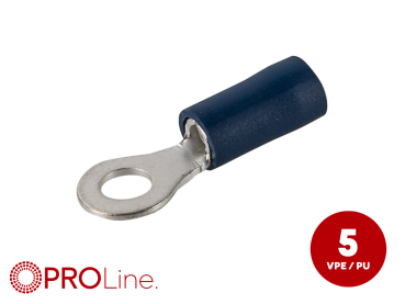 344350-2-5-p Ringkabelschuh 1,5mm²-2,5mm²/4,3 blau ST 5 Stück – Bild 1 von 1