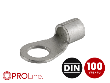 341025-0-p Ringkabelschuh 25mm²/10,5mm M10 unisoliert 100 Stück – Bild 1 von 1