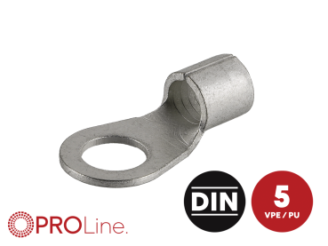 341025-5-p Ringkabelschuh 25mm²/10,5mm M10 unisoliert 5 Stück – Bild 1 von 1
