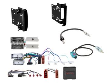 621145-07-1 2-DIN Kit passend für Chrysler/Dodge/Jeep/VW LFB/Amp schwarz – Bild 1 von 1