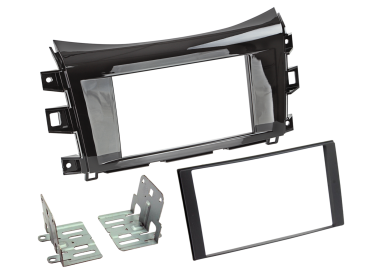 381210-22-1 2-DIN Blende passend für Nissan Navara/Renault Alaskan Klavierlack – Bild 1 von 1