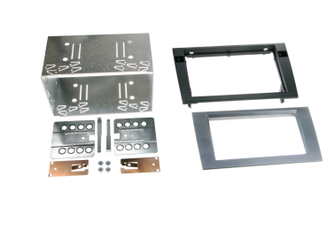 381320-15-2 2-DIN Radioblende passend für Audi A4(8E)/Seat Exeo(3R) anthrazit – Bild 1 von 1