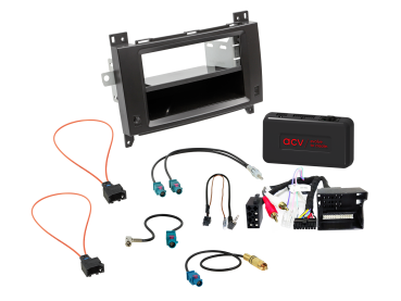 611190-36-1 2-DIN Kit m. Fach passend für Mercedes Vito/Viano 42x LFB/Ant./Amp – Bild 1 von 1