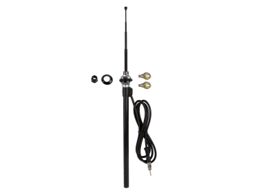 152000-41 Teleskopantenne AM/FM universal passiv schwarz Ø29mm – Bild 1 von 1