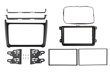 381320-41-1 2-DIN Radioblende passend für VW Polo 04/2014-07/2017 schwarz – Bild 1 von 1