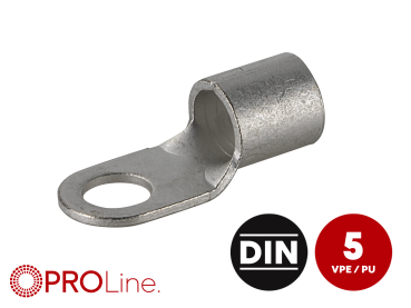 341050-7-5-p Ringkabelschuh 50mm²/10,5mm M10 unisoliert 5 Stück – Bild 1 von 1