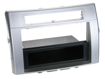 281300-21-2 2-ISO Blende mit Fach passend für Toyota Corolla Verso(R1) silber – Bild 1 von 1