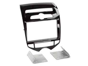 381143-22-1-1 2-DIN RB passend für Hyundai ix20 Klimaautomatik Klavierlack – Bild 1 von 1
