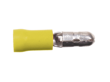 340025-3 Rundstecker 4,0mm²-6,0 mm²/5,0mm gelb 100 Stück – Bild 1 von 1