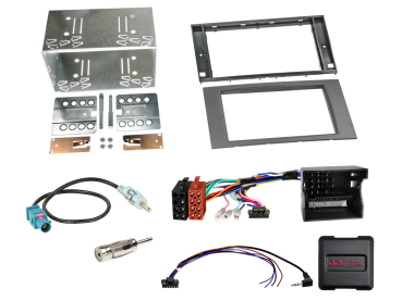 621114-15-2 2-DIN Kit passend für Ford Fahrzeuge anthrazit LFB/CAN-Bus/Antenne – Bild 1 von 1