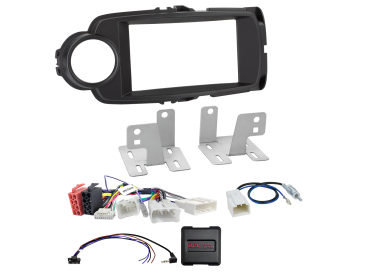 621300-25-2 2-DIN Kit passend für Toyota Yaris(XP13) 09/2014-02/2020 schwarz LFB – Bild 1 von 1