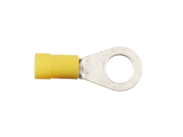 346550-3 Ringkabelschuh 4,0mm²-6,0mm²/6,4mm gelb 100 Stück – Bild 1 von 1