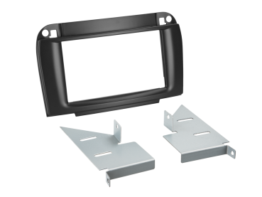 381190-53 2-DIN Radioblende passend für Mercedes CL-Klasse/S-Klasse schwarz – Bild 1 von 1