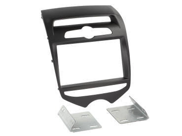 381143-22-2-2 2-DIN RB passend für Hyundai ix20 manuelle Klimaanlage mattschwarz – Bild 1 von 1