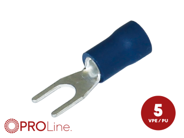344340-2-5-p Gabelkabelschuh 1,5mm²-2,5mm²/4,4mm blau S 5 Stück – Bild 1 von 1