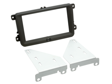 391320-30-1 2-DIN Radioblende passend für Seat/Skoda/VW Rubber Touch – Bild 1 von 1