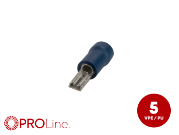 342804-2-5-p Flachsteckhülse(f) 1,5mm²-2,5mm²/2,8mm blau ST 5 Stück – Bild 1 von 1