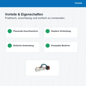 Preview: ISO Adapterkabel passend für Hyundai Kia 24Pin 18Pin 1140-02 - Bild 4 von 8