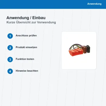 ISO Adapterkabel passend für Mazda diverse 24Pin 1173-02 - Bild 5 von 8