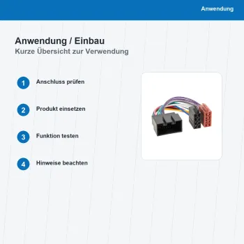ISO Adapterkabel passend für Jaguar Land Rover 20Pin 1148-02 - Bild 5 von 8