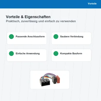 Preview: ISO Adapterkabel passend für Jaguar Land Rover 20Pin 1148-02 - Bild 4 von 8